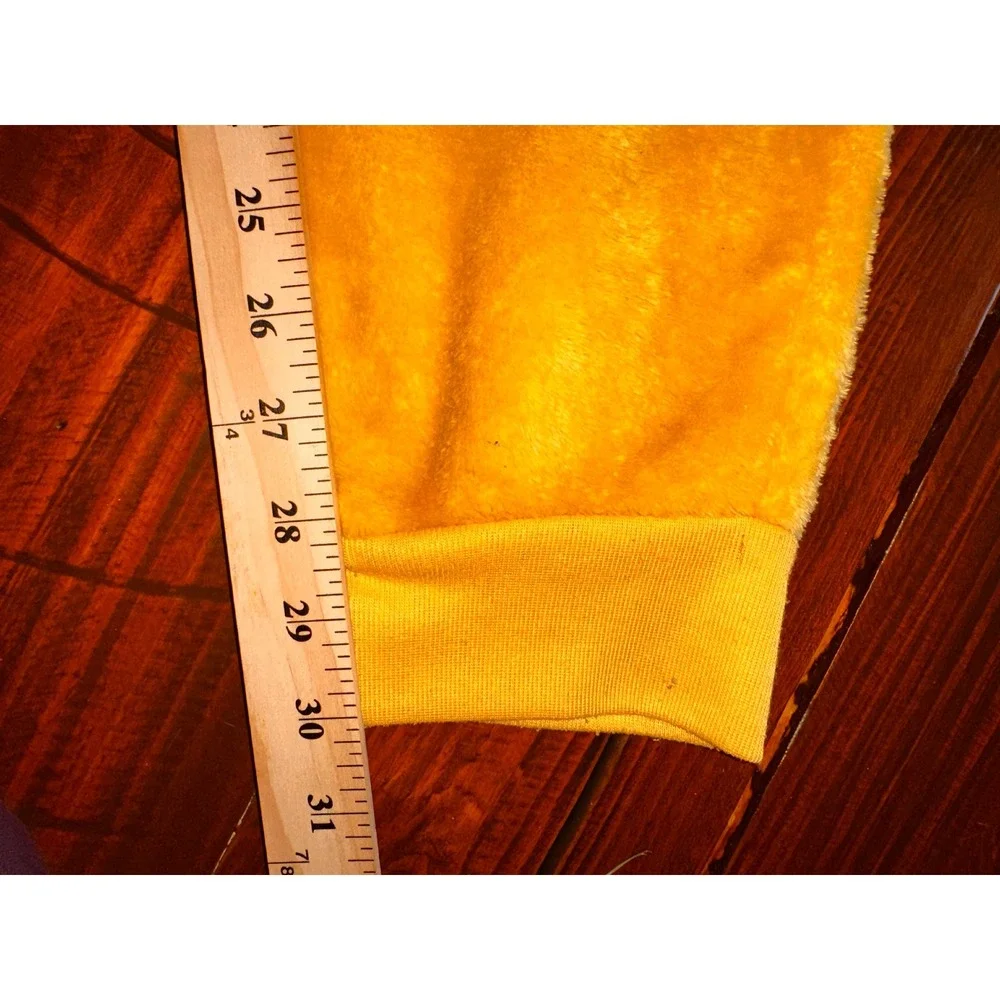 Disney Winnie the Pooh Plush Fleece Hooded One Piece Pajamas Costume XL 16/18 - Picture 4 of 5